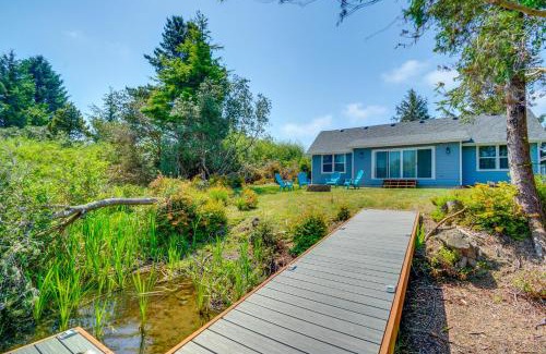 Ocean Shores Casa | Canal Cottage Retreat with Dock and Waterfront Views