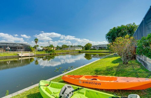 Fort Myers Casa | Canal-Front Gem with Hot Tub, Foosball in Cape Coral
