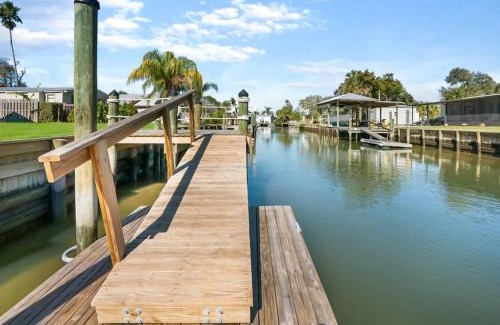 Butler Beach Casa | Canal Front Home! Walk to Beach, Porch, Fishing