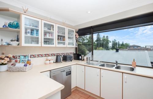 Port Macquarie Casa | Ataque frontal del canal con embarcadero privado