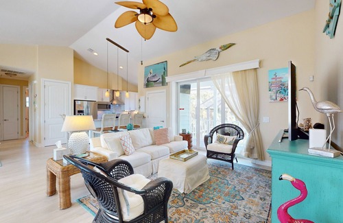 Cape Haze Casa | Canal-side monthly rental with private dock, heated pool, kayaks, & beach access