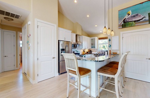 Cape Haze Casa | Canal-side monthly rental with private dock, heated pool, kayaks, & beach access