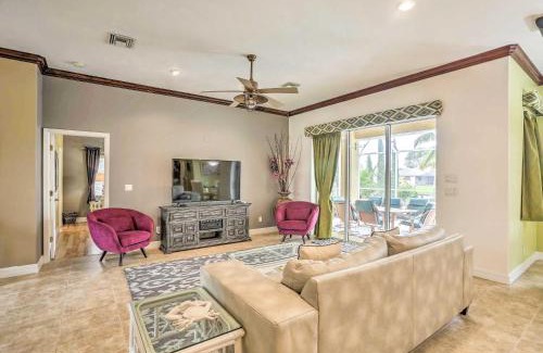 Caloosahatchee Casa | Canalfront Cape Coral Home with Private Dock!