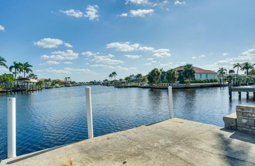 Caloosahatchee Casa | Canalfront Home with Private Dock in Cape Coral