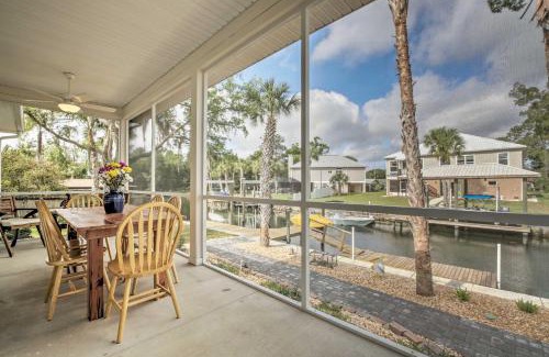 Indian Waters Casa | Canalside Crystal River Home with Dock and Kayaks