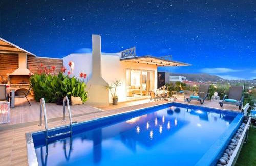 Vathi Casa | Canes Villa Beheizter Pool