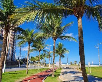 Aviacao Apartamento | Cantinho do Churrasco - Varanda Gourmet a 60 mts praia