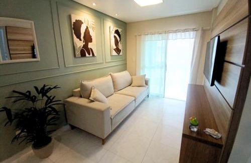 Canto do Forte Apartamento | Canto do Sossego -150mt praia Canto do Forte - Mar próprio para banho!