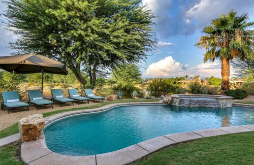 La Quinta Casa | Cappella - Stylish PGA West Villa - Pool, Spa, Games + Golf Course Views #259222 4BR