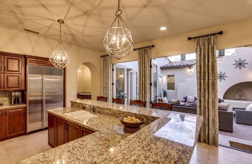 La Quinta Casa | Cappella - Stylish PGA West Villa - Pool, Spa, Games + Golf Course Views #259222 4BR