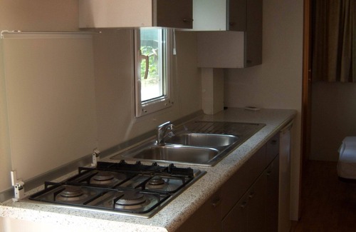 Palazzuolo sul Senio Alquiler De RV | Caravana "Le Sorgenti - Mobile Home 55" con vistas a la montaña, jardín y aire acondicionado