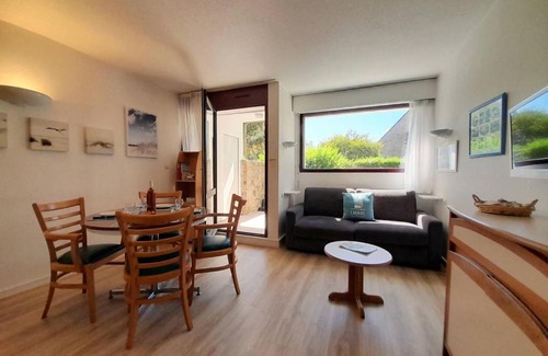Carnac Apartamento | Carnac : Studio Cabine avec Piscine chauffée, proche Plage et Thalasso, Animaux bienvenus - FR-1-477-186
