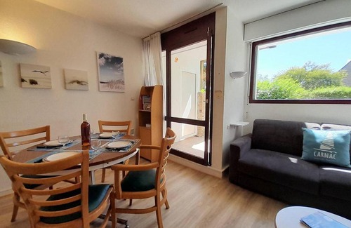 Carnac Apartamento | Carnac : Studio Cabine avec Piscine chauffée, proche Plage et Thalasso, Animaux bienvenus - FR-1-477-186