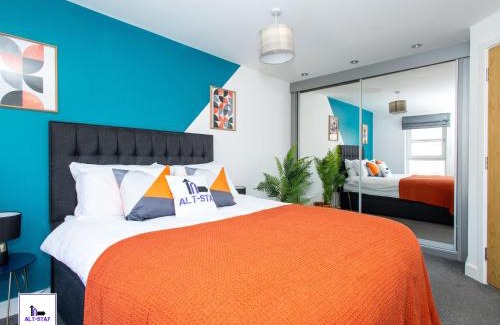 Wakefield Apartamento | Carnforth by Alt-Stay - Wakefield 2 Bed Ensuite Townhouse Contractor and Corporate Accommodation with Private Balcony, Parking, Smart TV, Kitchen and Fast Wi Fi - Long Stay Ready with Weekly and Monthly Rates