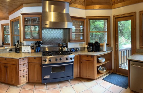 Cullowhee Casa | Carolina Charm is a modern home with cabin flare on Lake Glenville with own dock