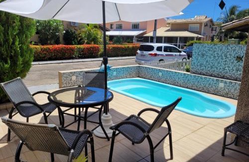 Barra do Jacuipe Casa | Casa 4 quartos, com piscina no Condominio Sol Marina Jacuipe com acesso a praia e ao rio de Jacuipe