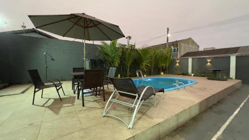 Matinhos Casa | Casa a 60m do Mar Ar Condicionado e Piscina