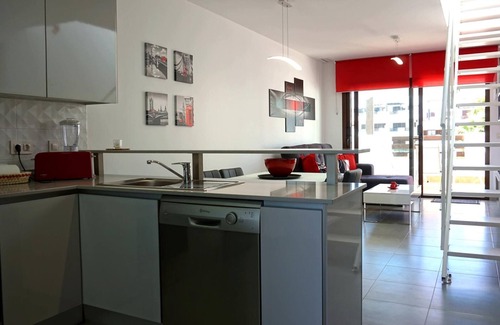 Mar de Pulpi Apartamento | Casa Alexandra Penthouse 4 personas junto al mar en Mar de Pulpi