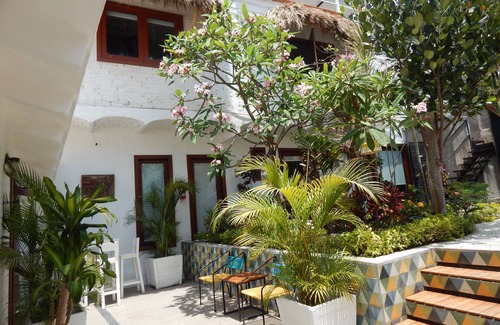 Sayulita Cabina | Casa Amaia on the main street and principal square of town.