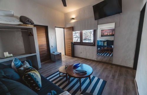 Sayulita Cabina | Casa Amaia on the main street and principal square of town.
