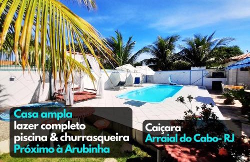 Arraial do Cabo Casa | Casa ampla com lazer completo piscina churrasqueira - Arraial do Cabo RJ