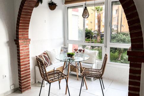 Torrox Costa Apartamento | Casa andaluza con vistas al mar y piscina