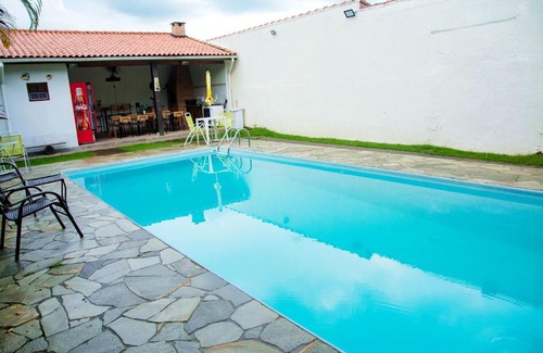 Morada da Praia Casa | Casa c Piscina e Churrasq na Praia da Boraceia SP