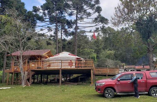 Urubici Casa | Casa Campo Yurt 1 Gengiscan tenda mongólica wifi
