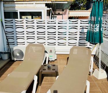 Playas del Palo Apartamento | Casa Carmen Ático Primera linea de playa