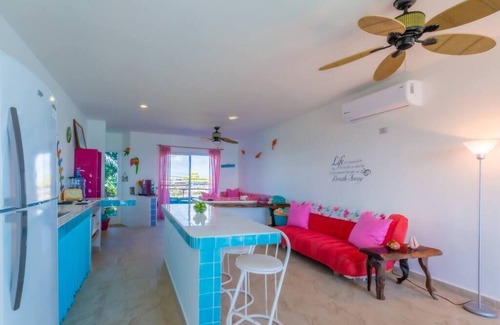 Isla Mujeres Casa | Villa Caribbean Ocean de 2 dormitorios (con apartamentos opcionales de 3er y 4to dormitorio / estudio)