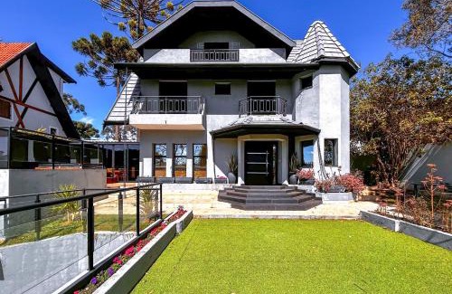 Recanto Araucaria Casa | Casa com 4 Suites, Jacuzzi e Lareira Externa