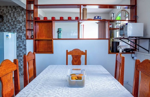 Vila Albertina Casa | Casa com lareira, Wi-Fi e varanda com vista