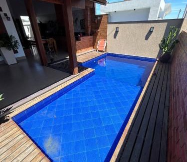 Sao Pedro da Aldeia Villa | Casa com Piscina, Churrasqueira e Garagem Privativa
