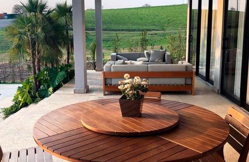 Itu Casa | Casa com piscina aquecida e churrasqueira em Itu