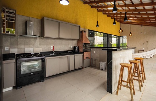 Alexania Casa | Casa com piscina, churrasq e Wi-Fi em Alexânia/GO