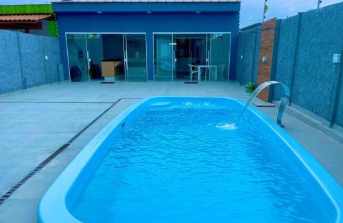 Jardim Mar e Ceu Casa | Casa com piscina e hidromassagem praia Enseada.