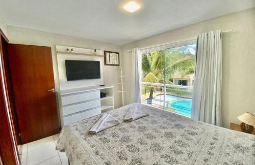 Ossos Apartamento | Casa com piscina em condomínio na Rasa