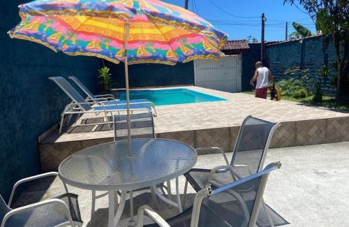 Vista Linda Casa | Casa com Piscina Privativa em Bertioga 2 Suítes e Wi-Fi Bem próxima à praia