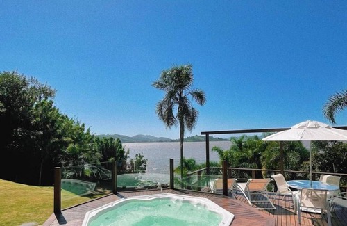 Imarui Casa | Casa Com Vista Incrível na Lagoa Imaruí - SRR005