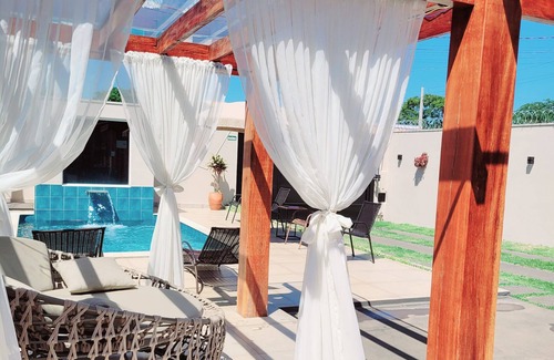 Tanabi Casa | Casa Completa com Área Gourmet, Piscina com Aquecedor Solar e Sauna Seca