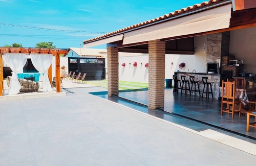 Tanabi Casa | Casa Completa com Área Gourmet, Piscina com Aquecedor Solar e Sauna Seca