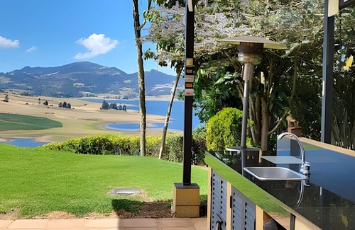 Choconta Cabaña | Casa con mágica vista represa del Sisga