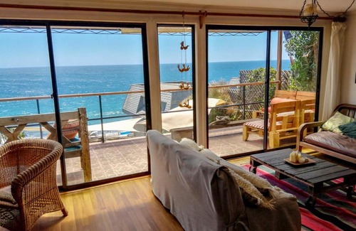 Concon Casa | Casa Concon Piscina y Terraza Vista Al Mar