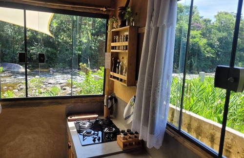 Mambucaba Cabaña | Casa da Cachoeira 2, em Paraty, Somos pet Friendly