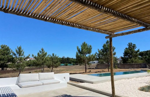 Vila Nova de Santo Andre Casa | Casa da Pergola - Vila de Design de Praia Piscina Privada