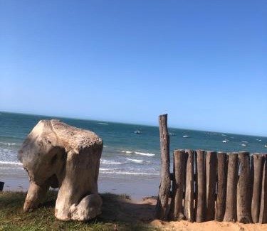 Icapui Casa | Casa da Peroba Sol - Pé na Areia - Praia da Peroba - Icapuí