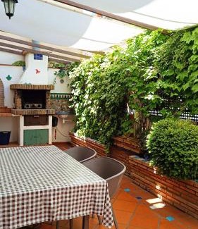 Guejar Sierra Casa | Casa de la Portuguesa, bonita terraza con barbacoa