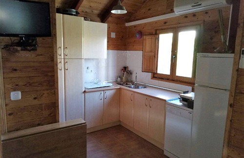 Los Alcázares Cabina | Casa de madera con piscina privada