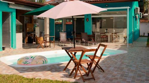 Balneario Mogiano Casa | Casa de Praia em Bertioga, São Paulocom Piscina Ar Condicionado Wifi a 500m do Mar