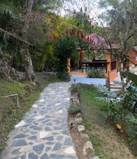 Jarabacoa Casa | Casa del Arroyo 2-Bedroom Cottage Fireplace and BBQ